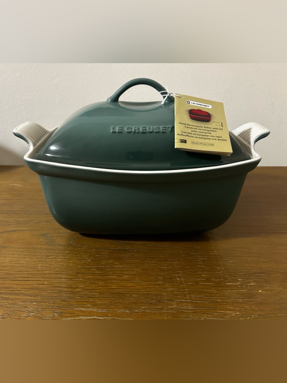 Le Creuset Rectangular Bake Dish with Lid